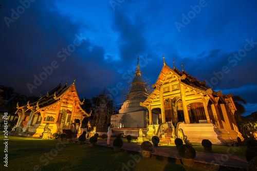 Thai temple located in Chiang Mai Province, Thailand