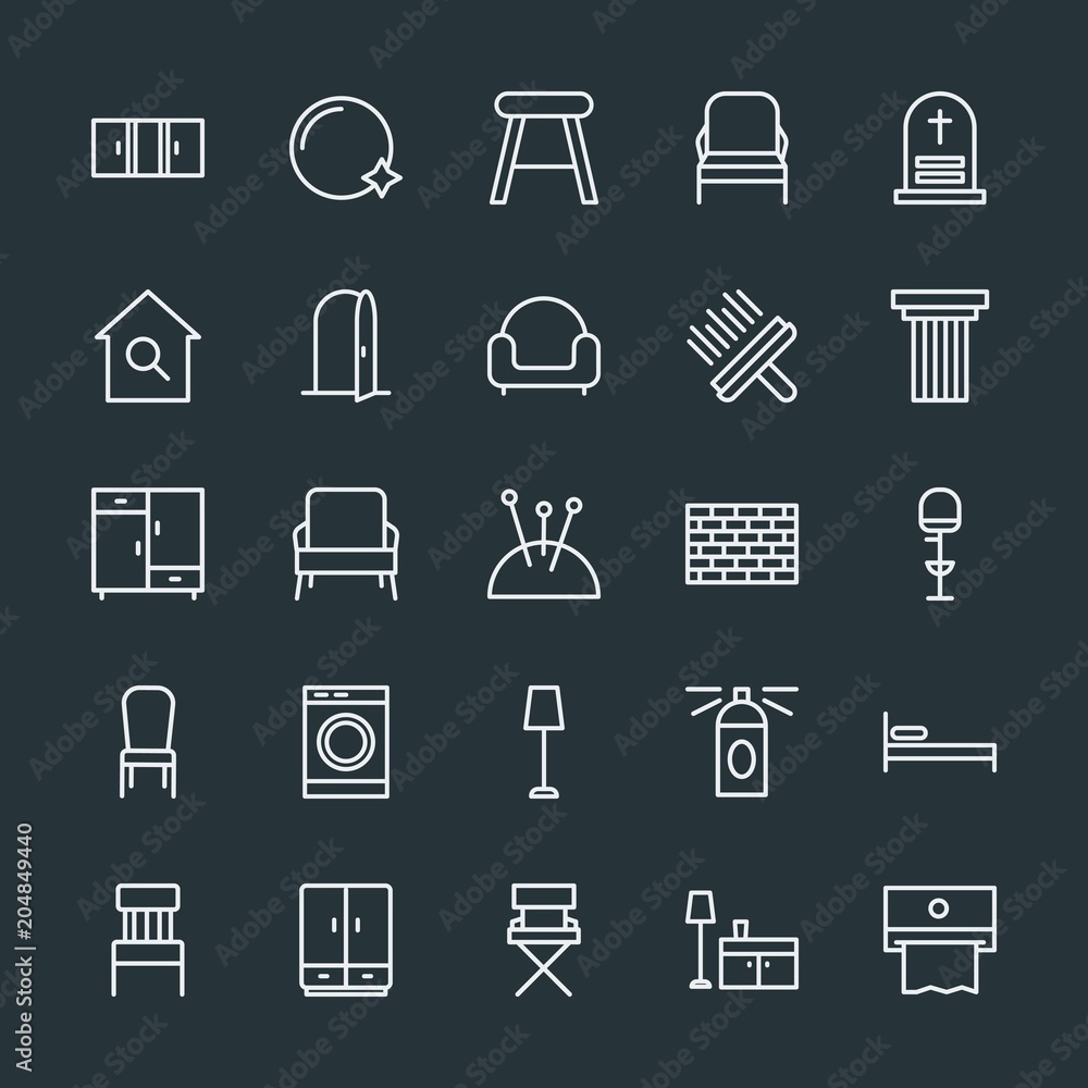 Modern Simple Set of buildings, furniture, housekeeping Vector outline Icons. Contains such Icons as room, nightstand, graveyard, grave and more on dark background. Fully Editable. Pixel Perfect. Modern Simple Set of buildings, furniture, housekeeping Vector outline Icons. Contains such Icons as room, nightstand, graveyard, grave and more on dark background. Fully Editable. Pixel Perfect.
