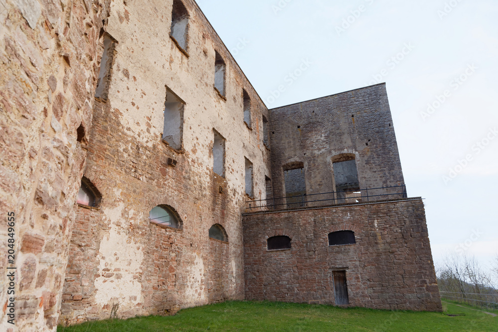 Ruin of the Borgholm castle, built around year 1100 used for defence of the Baltic sea. Ruin of the Borgholm castle, built around year 1100 used for defence of the Baltic sea.