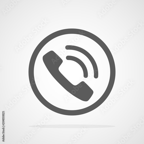 Phone icon isolated. Vector illustration