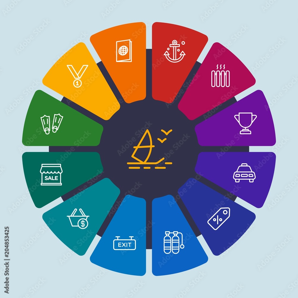 hotel, sports, shopping, travel Infographic Circle outline Icons Set. Contains such Icons as tank, id, underwater, winner, championship, cab, exit, cup and more. Fully Editable. Pixel Perfect hotel, sports, shopping, travel Infographic Circle outline Icons Set. Contains such Icons as tank, id, underwater, winner, championship, cab, exit, cup and more. Fully Editable. Pixel Perfect