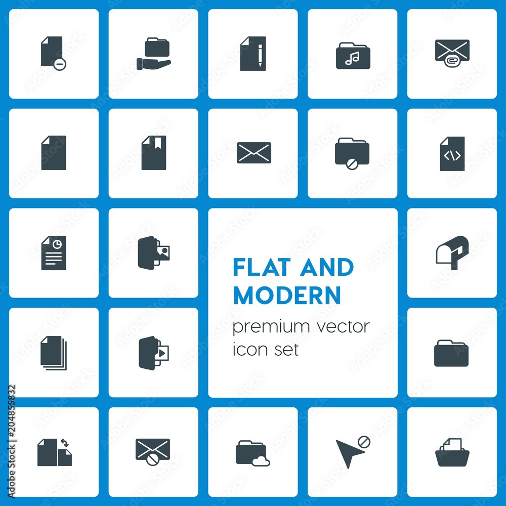 Modern Simple Set of folder, cursors, files, email Vector fill Icons. Contains such Icons as storage, data, mail, report, business, data and more on dark background. Fully Editable. Pixel Perfect Modern Simple Set of folder, cursors, files, email Vector fill Icons. Contains such Icons as storage, data, mail, report, business, data and more on dark background. Fully Editable. Pixel Perfect