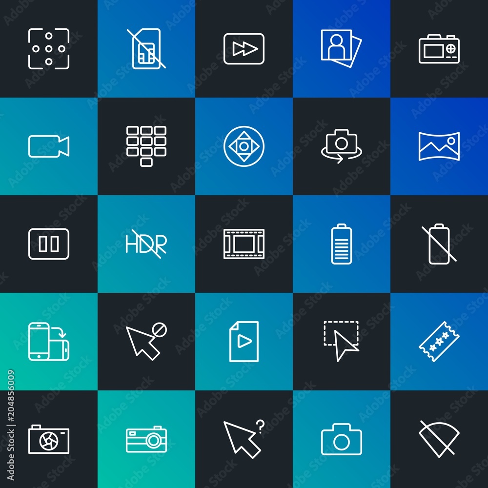 Modern Simple Set of mobile, video, photos, cursors Vector outline Icons. Contains such Icons as internet, no people, adult and more on dark and gradient background. Fully Editable. Pixel Perfect. Modern Simple Set of mobile, video, photos, cursors Vector outline Icons. Contains such Icons as internet, no people, adult and more on dark and gradient background. Fully Editable. Pixel Perfect.
