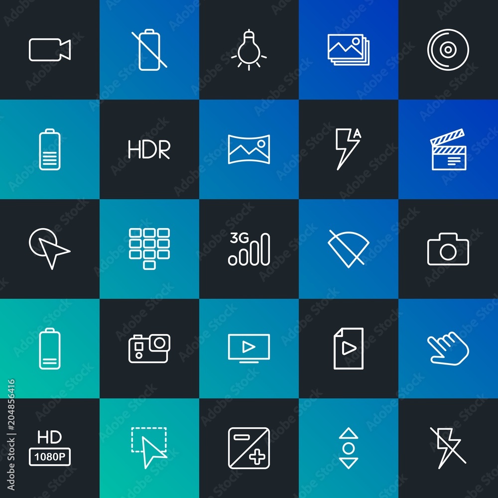 Modern Simple Set of mobile, video, photos, cursors Vector outline Icons. Contains such Icons as phone, iso, vertical, media and more on dark and gradient background. Fully Editable. Pixel Perfect. Modern Simple Set of mobile, video, photos, cursors Vector outline Icons. Contains such Icons as phone, iso, vertical, media and more on dark and gradient background. Fully Editable. Pixel Perfect.