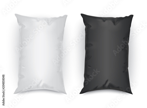 black and white packaging for products mock up template 