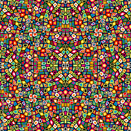 Colorful mosaic seamless