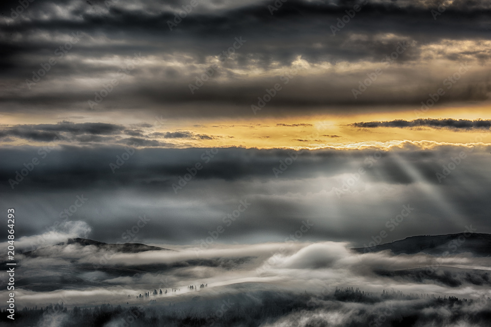 Dunraven Pass Sunrise Dunraven Pass Sunrise