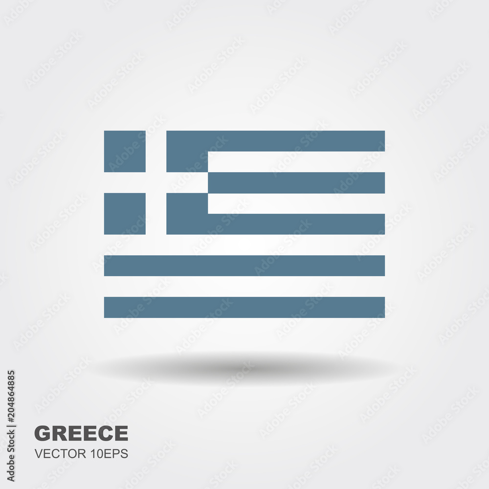 Flag of Greece. Vector illustration Flag of Greece. Vector illustration
