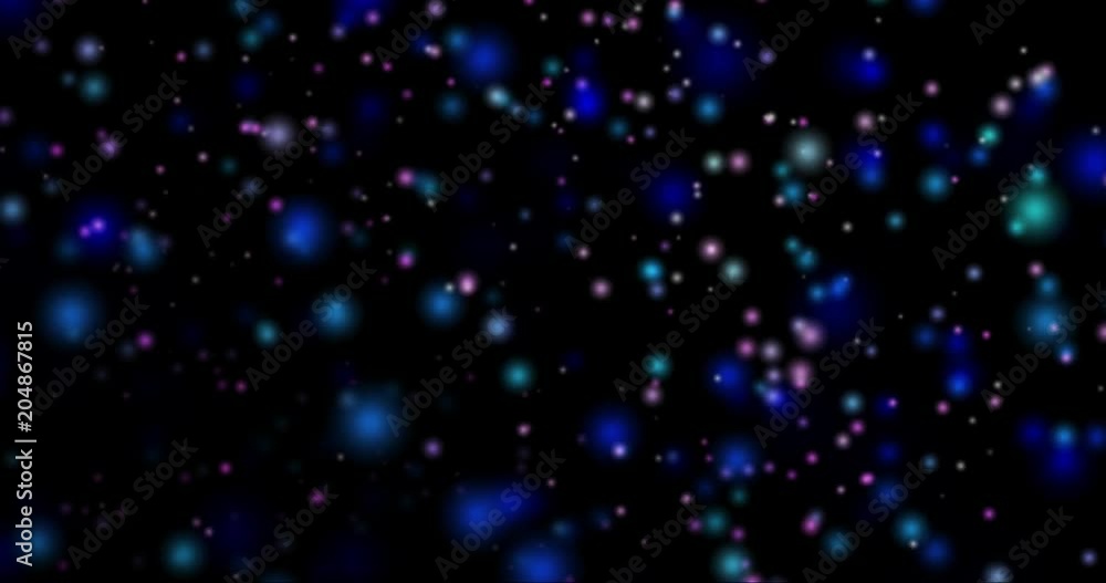 Slow flight through a star field of blue triangles - in 4k Slow flight through a star field of blue triangles - in 4k