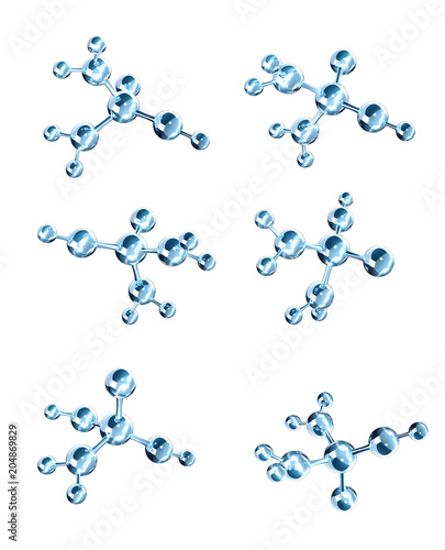 Set of abstract molecular structure