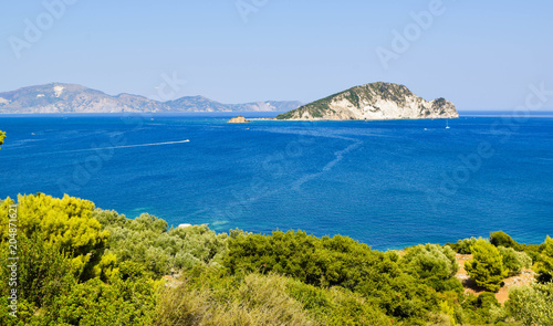 Marathonisi island, Greece.
