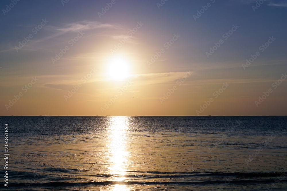 Fototapeta premium Sunset on Bali beach