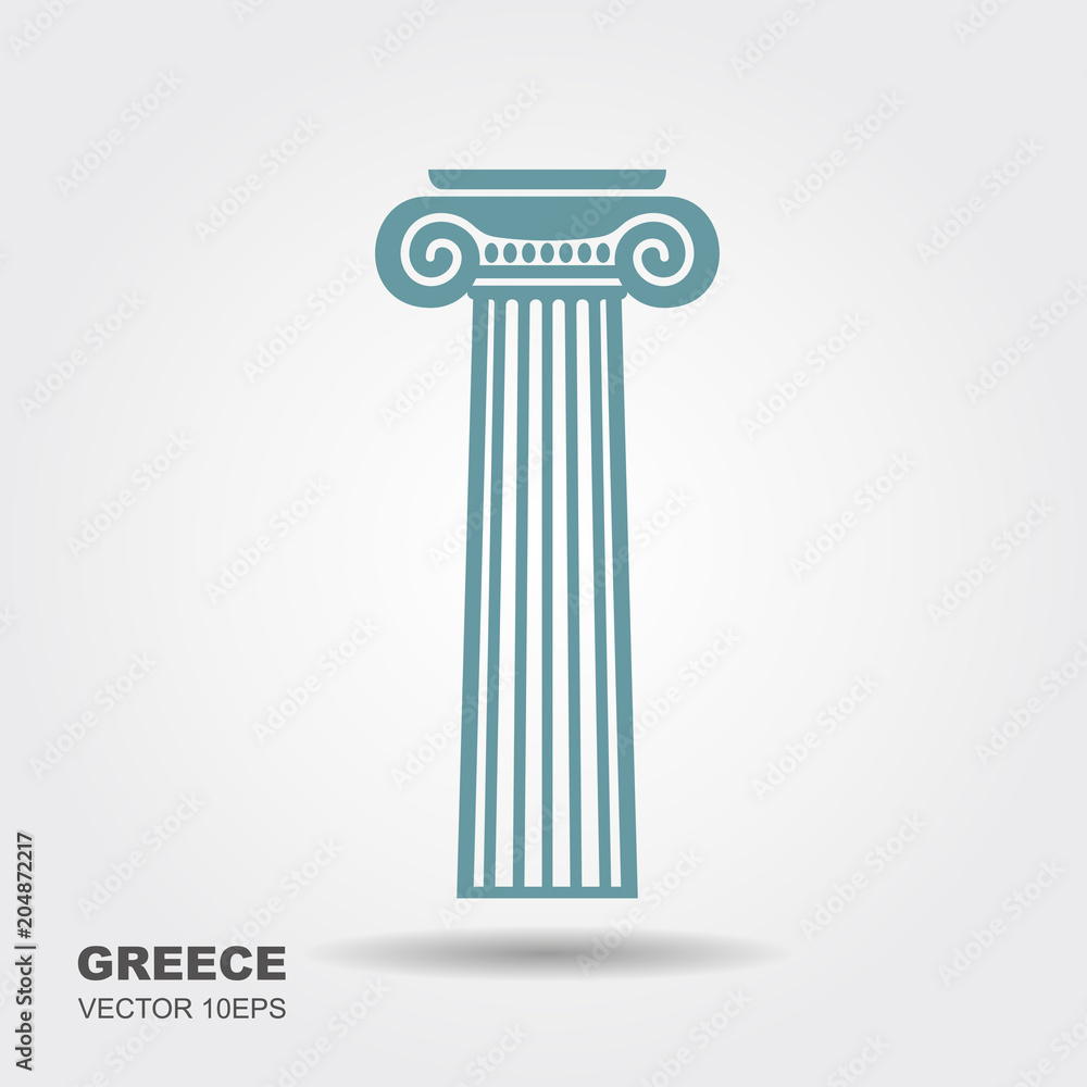Greek classical column Greek classical column