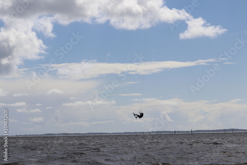 Kitesurf sur le bassin d'arcachon