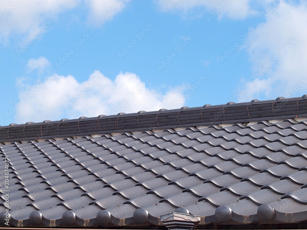 日本家屋の瓦屋根