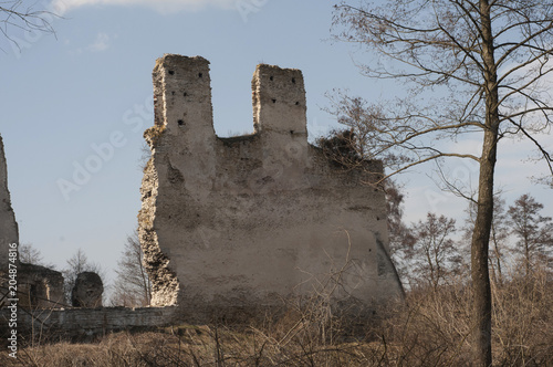 old stone castle ruins 