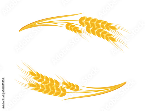Wheat ears frame