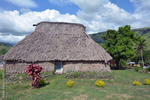 Navala village in the Ba Highlands Fiji photo