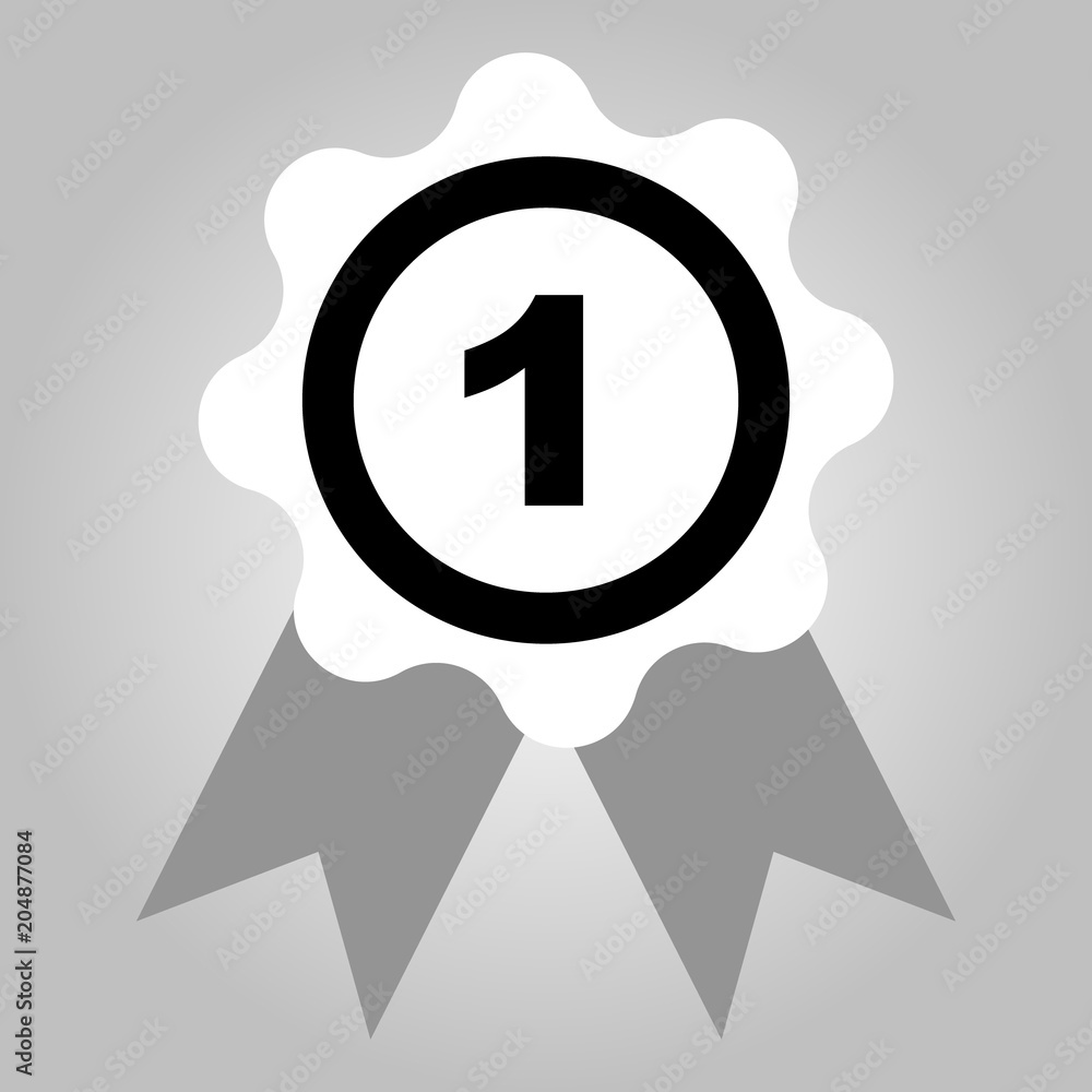 Vector icon winner label Vector icon winner label
