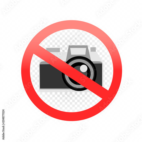 no photography allowed sign