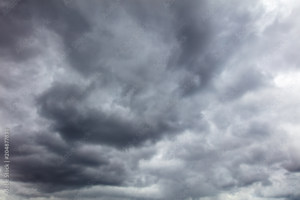 Fototapeta premium Clouds before the rain as a background