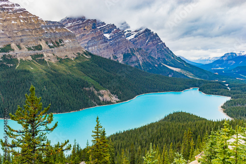 Peyto Lake of Banff National Park in Canada © rayints