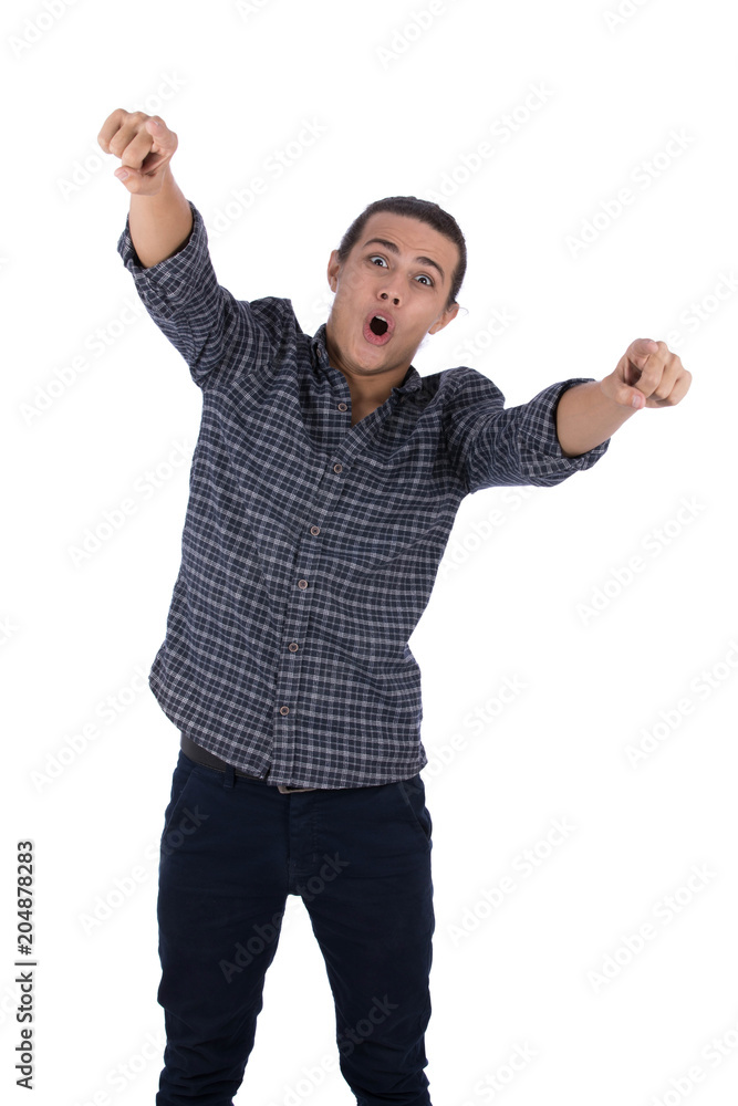 Man excited to see you Man excited to see you
