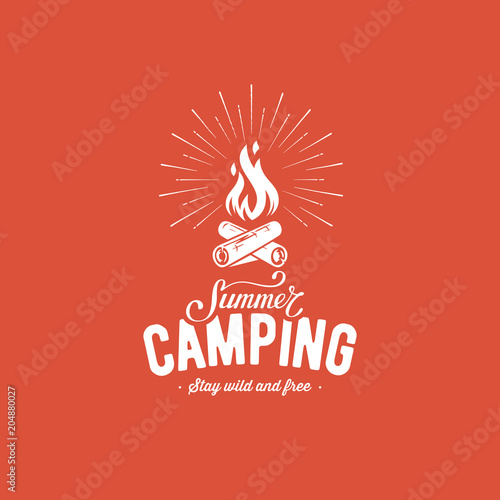 Camping summer black
