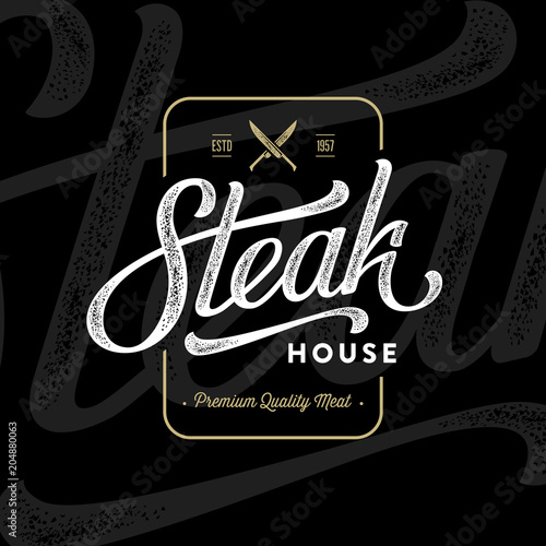 Steak Rectangle Black