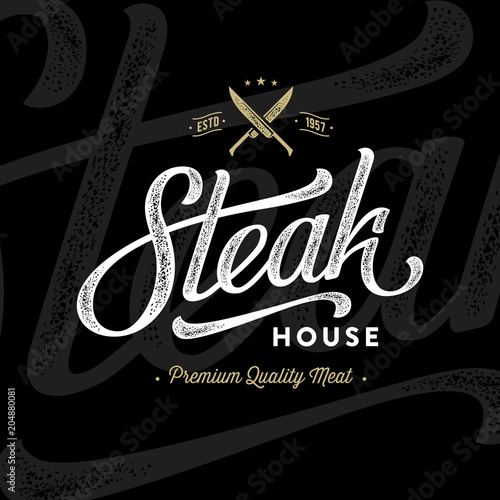 Steak Emblem black