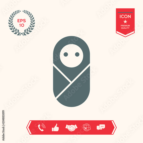 Infant, neonate, newborn icon