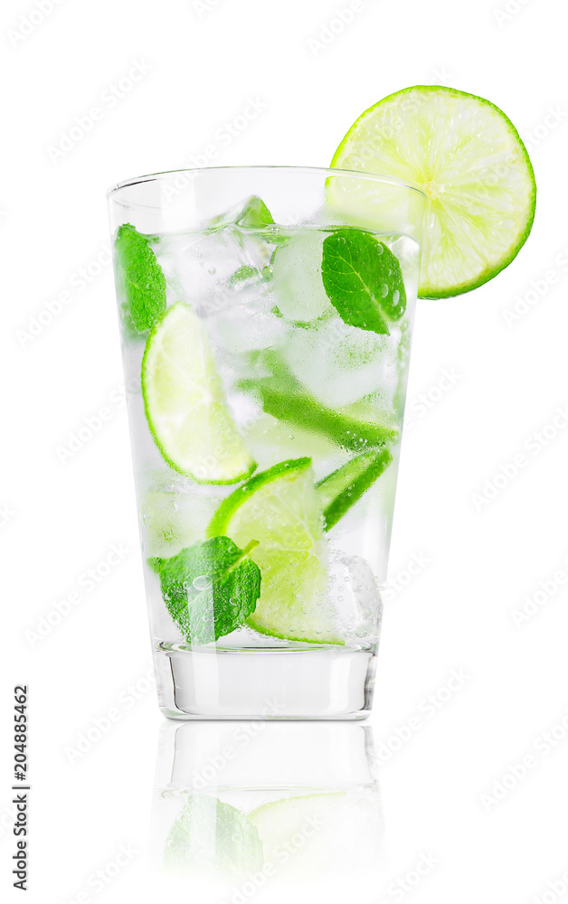 glass of cold lemonade isolated on white glass of cold lemonade isolated on white
