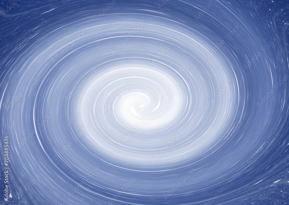 Abstract blue background consisting of moving stars in a circle to the center. Abstract blue background consisting of moving stars in a circle to the center.