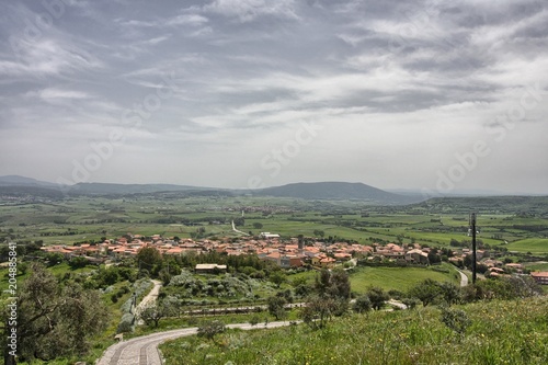 Panorama di Genoni, Sardegna photo