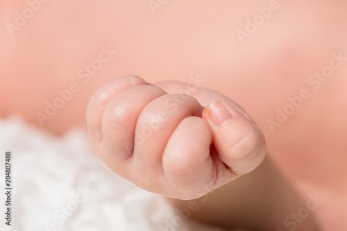 Close up of little Baby hands