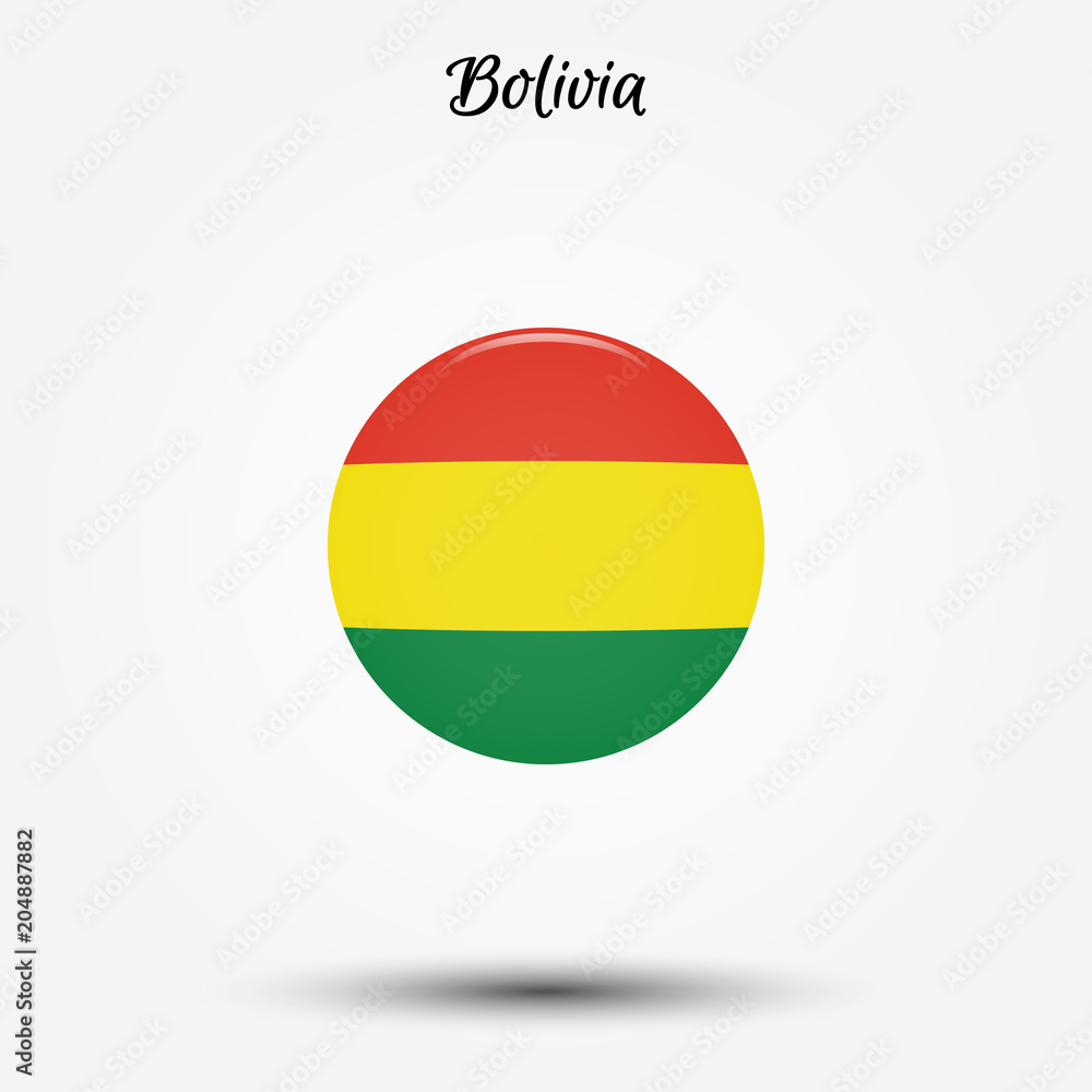 Obraz premium Flag of Bolivia icon