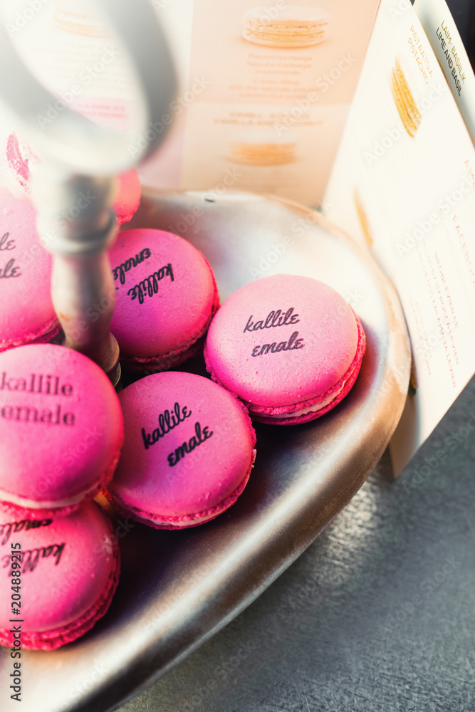 Pink mother's day macarones from Estonia Pink mother's day macarones from Estonia