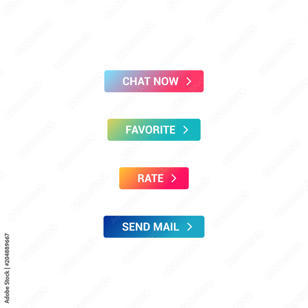 Chat Now, Favorite, Rate & Send Mail Web Button Set Chat Now, Favorite, Rate & Send Mail Web Button Set