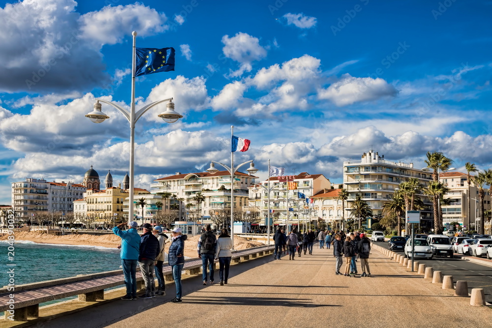 Saint-Raphael, Strandpromenade
