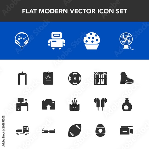 Modern, simple vector icon set with cyborg, modern, home, casino, android, food, medicine, cardiology, photo, heart, table, work, office, scan, machine, technology, toy, sign, plastic, boot, fan icons