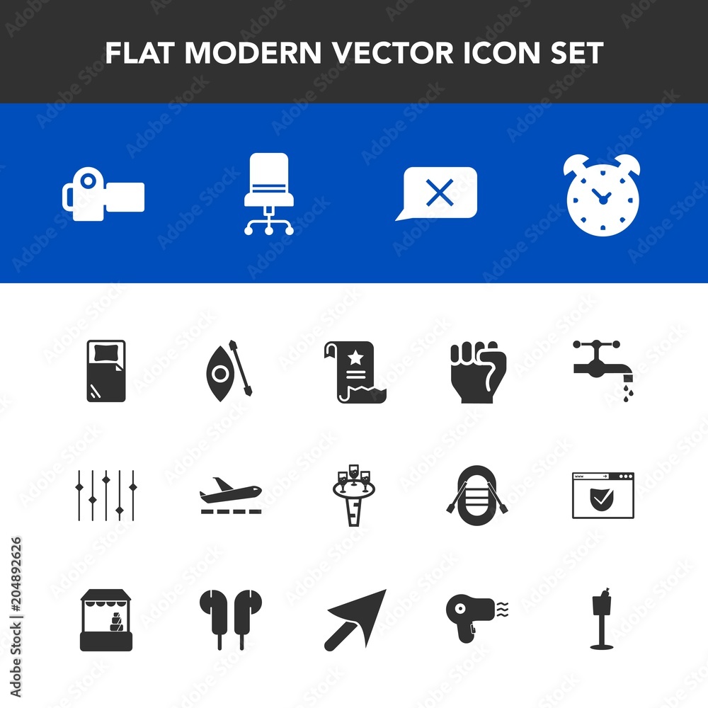 Modern, simple vector icon set with finger, airplane, photography, bathroom, river, tap, equality, camera, hour, photo, chair, photographer, faucet, furniture, document, paper, sink, technology icons Modern, simple vector icon set with finger, airplane, photography, bathroom, river, tap, equality, camera, hour, photo, chair, photographer, faucet, furniture, document, paper, sink, technology icons
