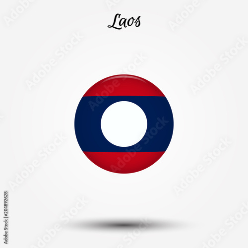 Free Download Flag of Laos icon - GFXLoad
