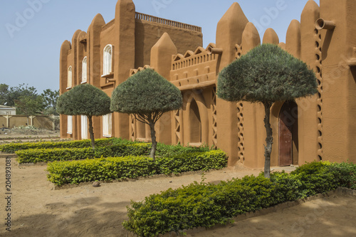 Bambara Architecture in Segou, the Sudano-Sahelian mud architecture typical of West Africa  photo