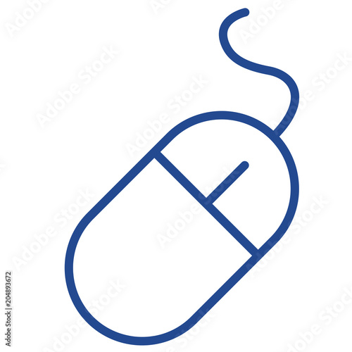 Computer Maus Vector Icon Illustration