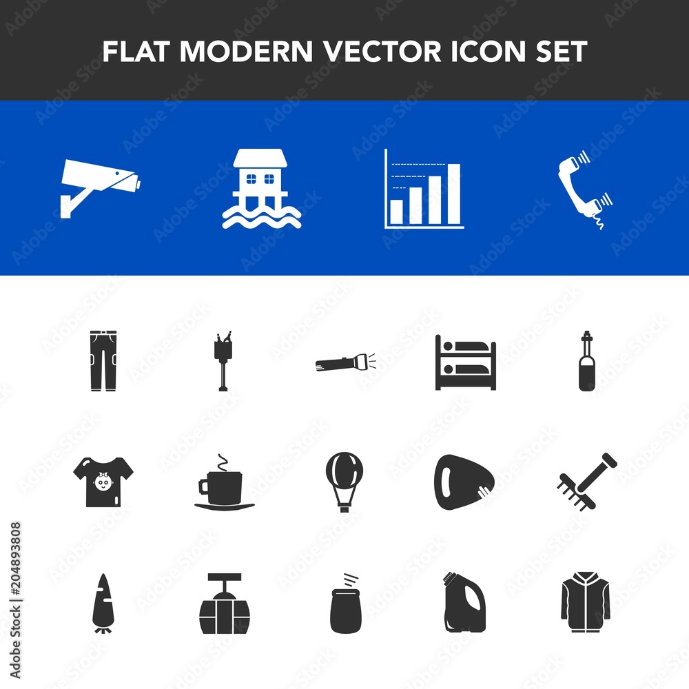 Modern, simple vector icon set with lamp, bucket, tool, hostel, clothing, safety, extreme, boat, data, fashion, sign, jump, telephone, child, houseboat, jacket, security, hotel, sky, parachuting icons Modern, simple vector icon set with lamp, bucket, tool, hostel, clothing, safety, extreme, boat, data, fashion, sign, jump, telephone, child, houseboat, jacket, security, hotel, sky, parachuting icons
