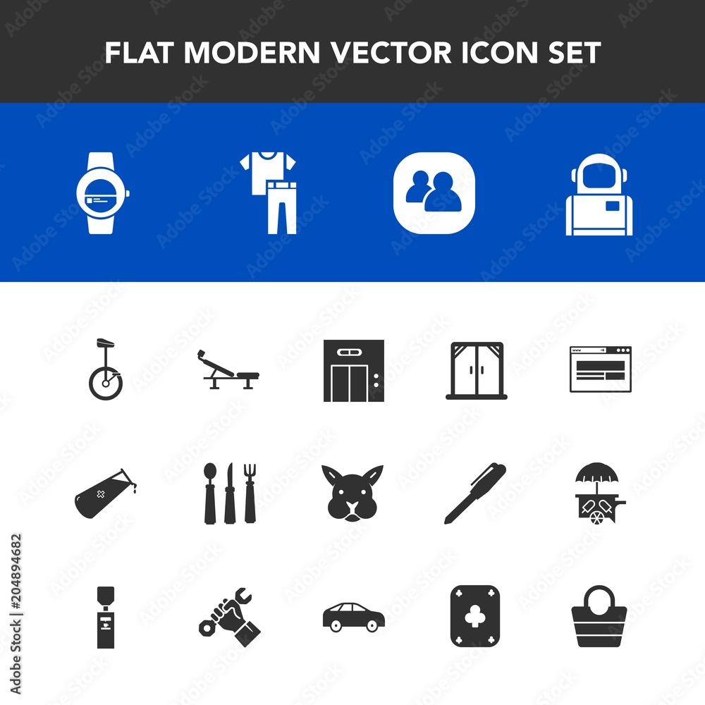 Modern, simple vector icon set with spoon, social, cosmos, web, time, lift, style, fork, office, leather, smart, knife, clothes, gadget, business, clothing, group, entrance, bunny, house, people icons Modern, simple vector icon set with spoon, social, cosmos, web, time, lift, style, fork, office, leather, smart, knife, clothes, gadget, business, clothing, group, entrance, bunny, house, people icons