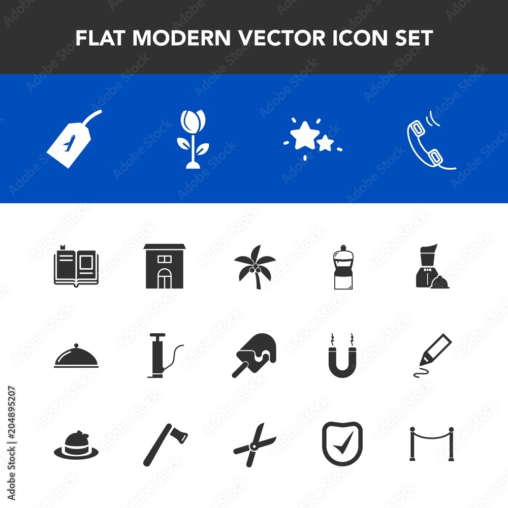 Modern, simple vector icon set with house, cream, flight, waiter, real, tropical, food, fence, night, check, restaurant, equipment, star, ice, education, sweet, nature, book, security, sky, palm icons Modern, simple vector icon set with house, cream, flight, waiter, real, tropical, food, fence, night, check, restaurant, equipment, star, ice, education, sweet, nature, book, security, sky, palm icons