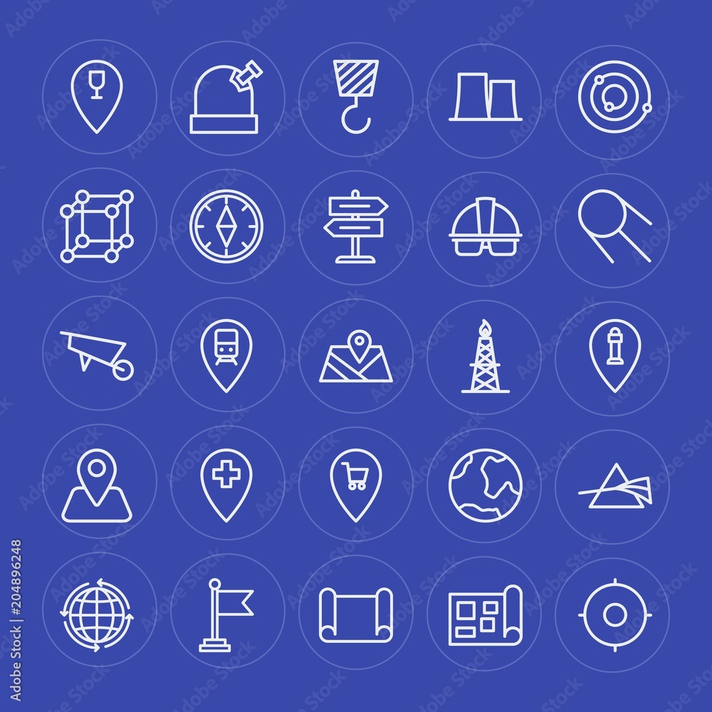 Modern Simple Set of industry, science, location Vector outline Icons. Contains such Icons as colorful, energy, city, construction, road and more on blue background. Fully Editable. Pixel Perfect. Modern Simple Set of industry, science, location Vector outline Icons. Contains such Icons as colorful, energy, city, construction, road and more on blue background. Fully Editable. Pixel Perfect.