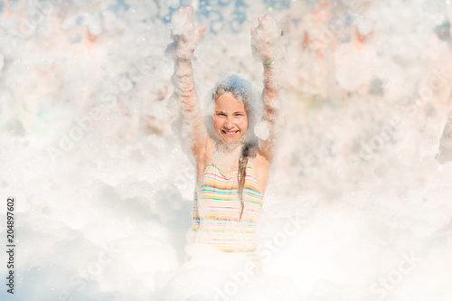 Foam Party on the beach.