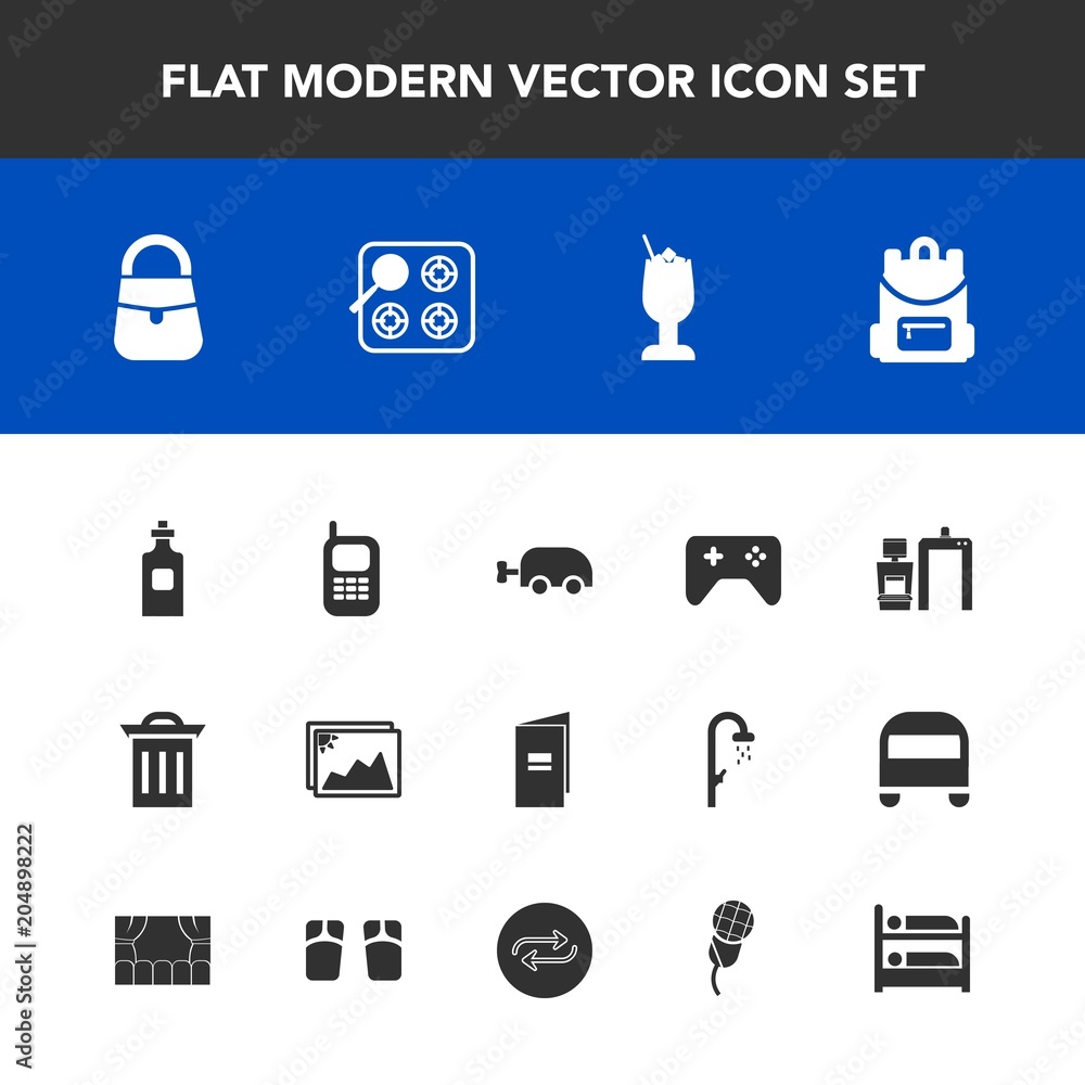 Modern, simple vector icon set with paper, liquid, scan, fashion, bag, trash, cocktail, photo, picture, play, book, phone, joystick, xray, machine, kitchen, bottle, beverage, game, box, gas, bar icons Modern, simple vector icon set with paper, liquid, scan, fashion, bag, trash, cocktail, photo, picture, play, book, phone, joystick, xray, machine, kitchen, bottle, beverage, game, box, gas, bar icons